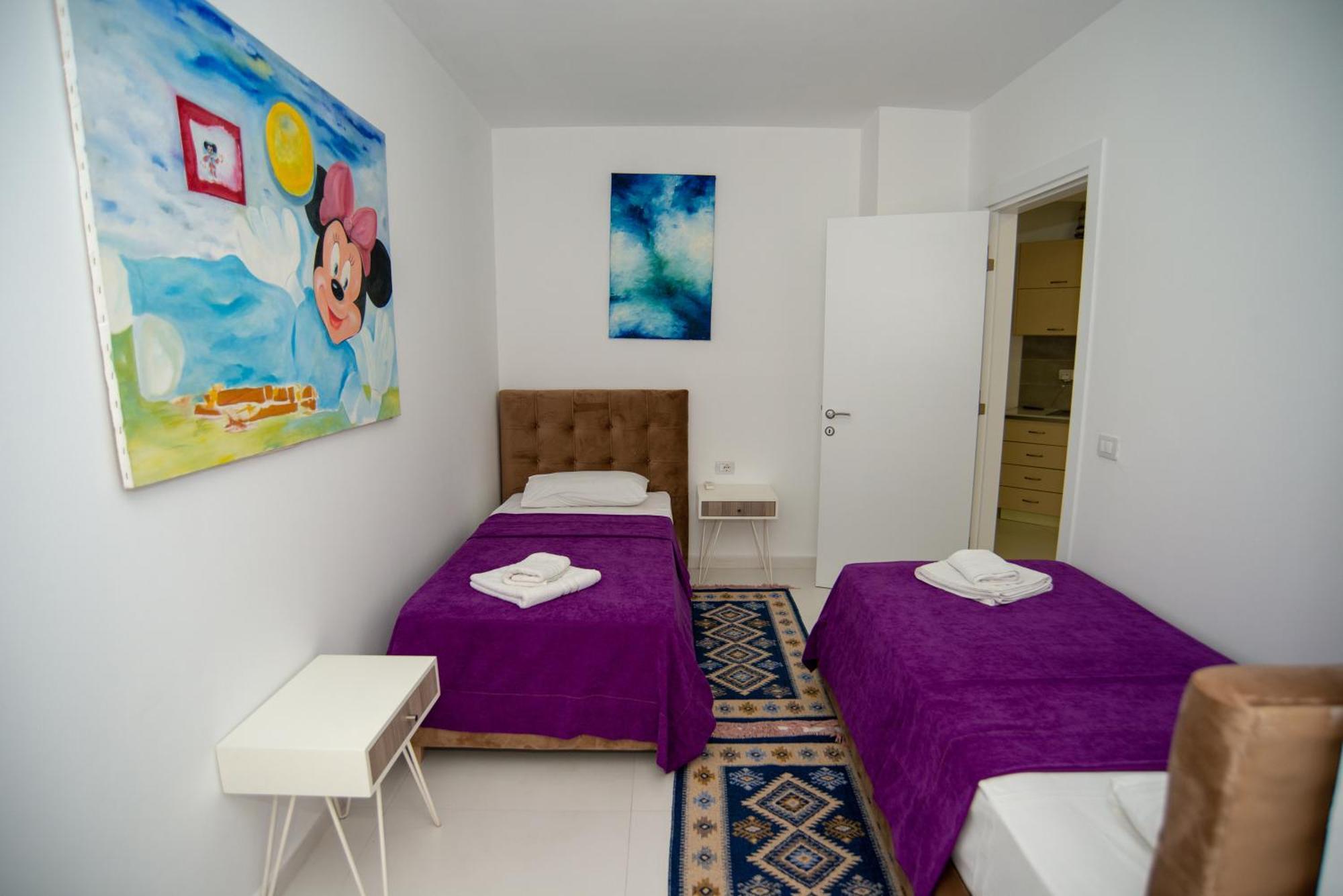 Bougainville Bay Apartments Sarandë Rum bild